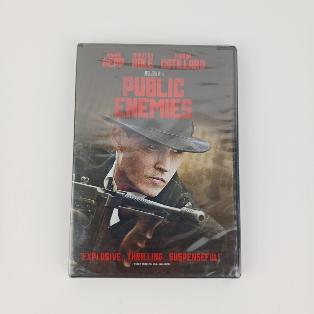 Public Enemies (DVD, 2009) Brand New. Johnny Depp Christian Bale